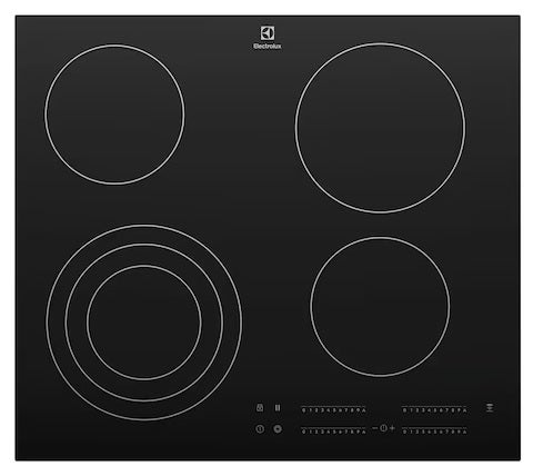 Electrolux EHC644BF 60cm 4 Zone Ultimatetaste Ceramic Cooktop
